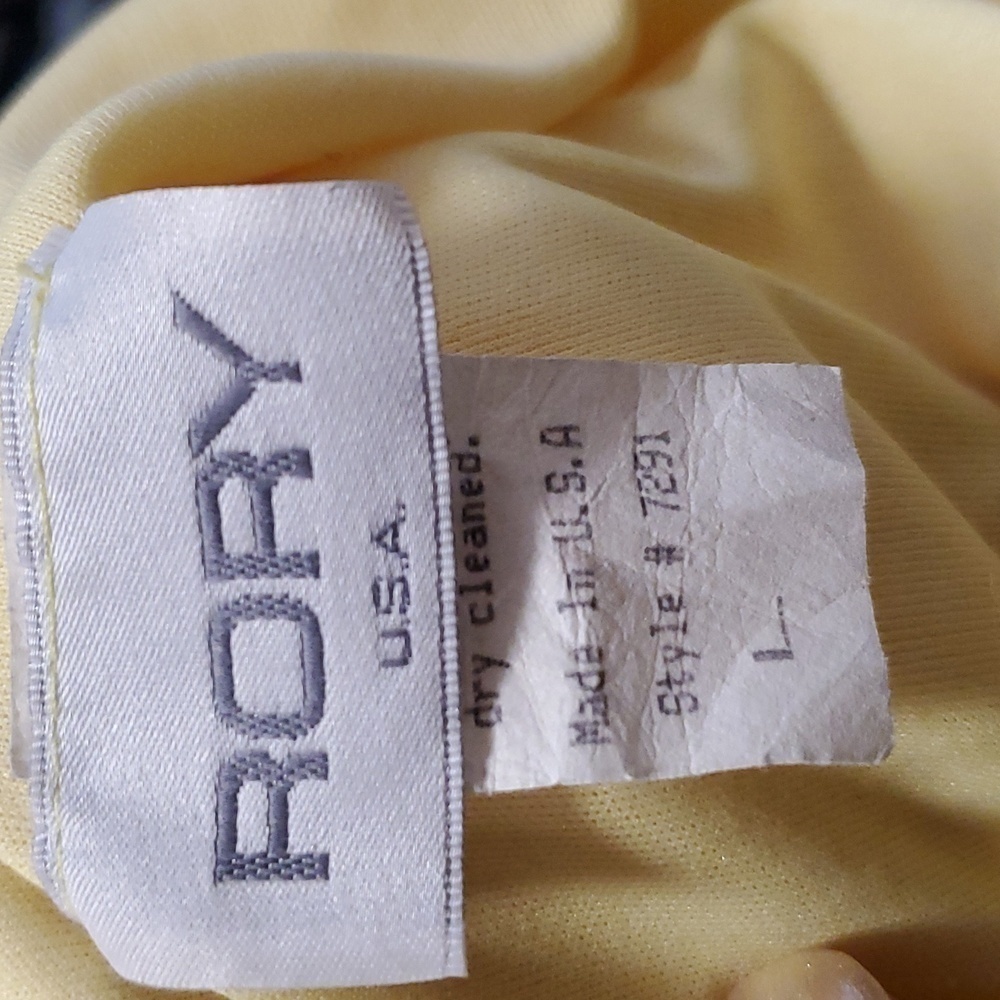 ⭐ FEMININE GLAM ⭐Vintage Rory USA Gown Size Large - Picture 5 of 6